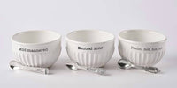 Mudpie - Mild, Medium, And Hot Dip Bowl Set