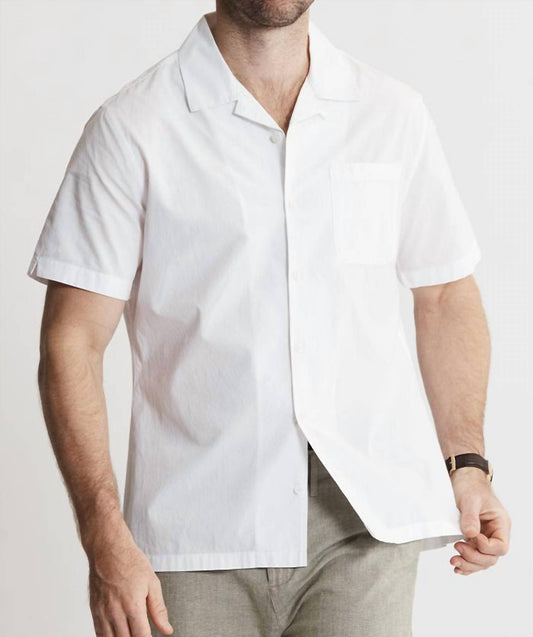 Jachs New York - Paper Touch Short Sleeve Camp Shirt