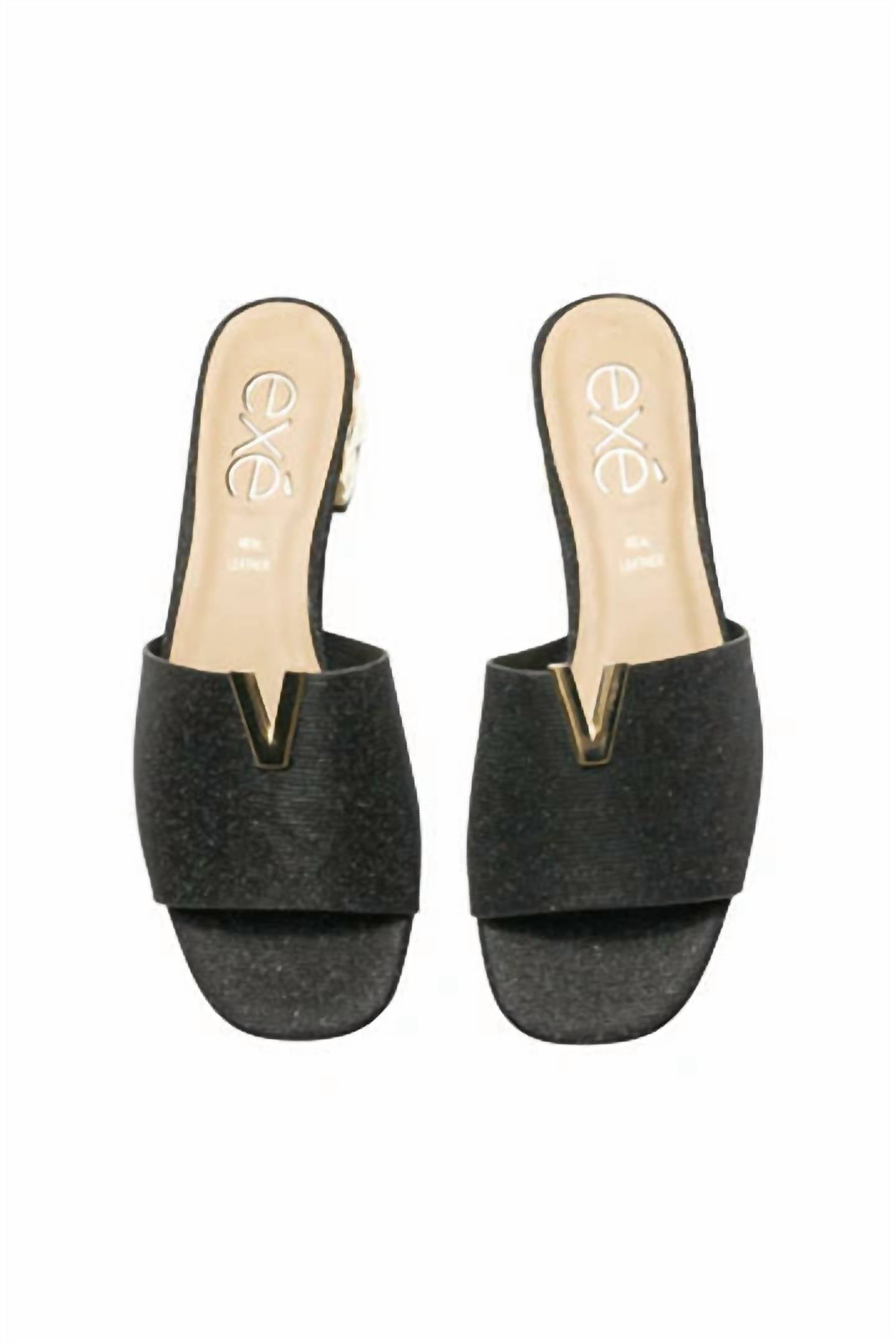 Exe - Women's Katy Open Toe Low Heeled Sandal