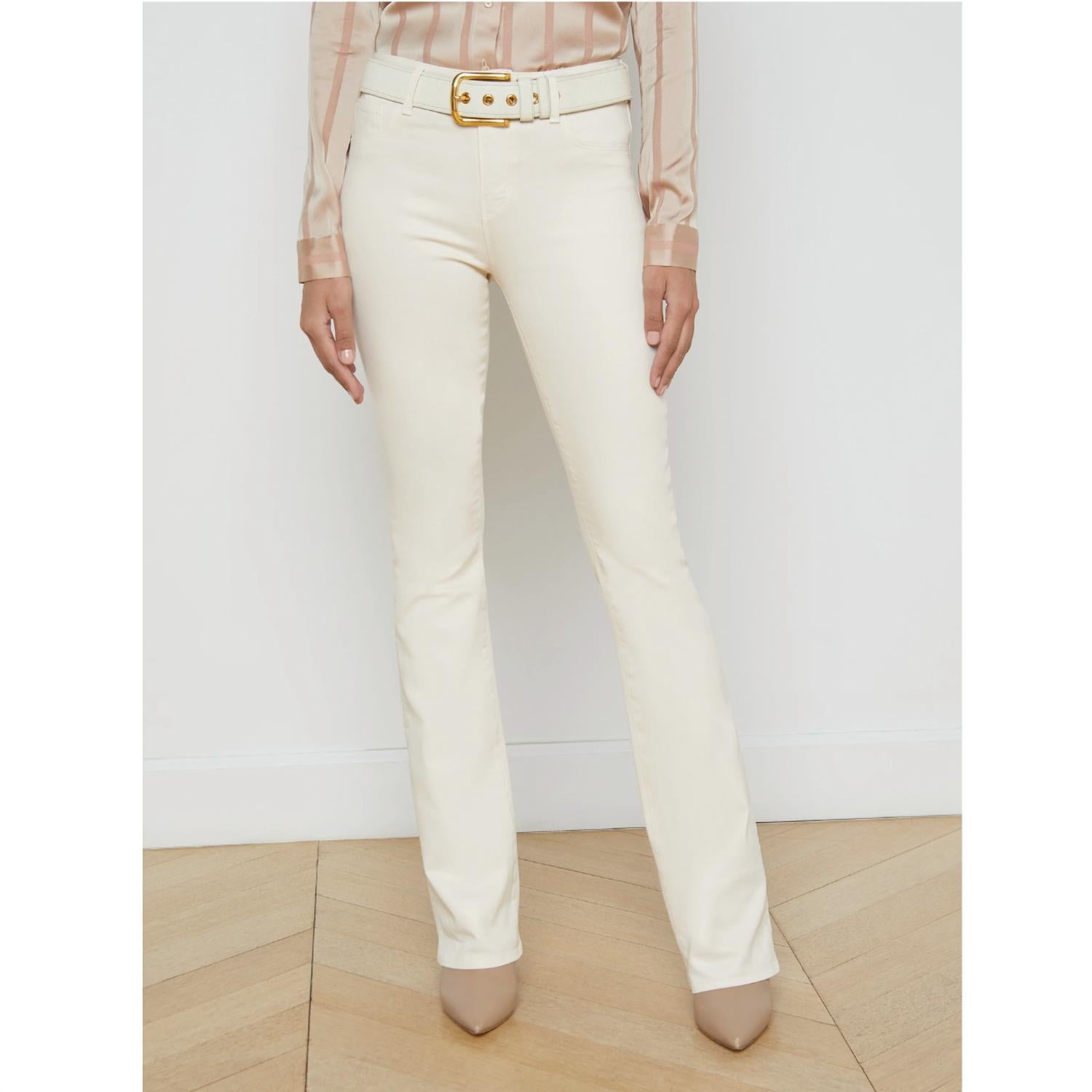 L'Agence - Selma High Rise Baby Bootcut Jeans