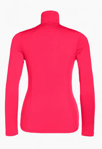 Goldbergh Serena Ski Base Layer Top in italian rose - women's sweater - alternate view