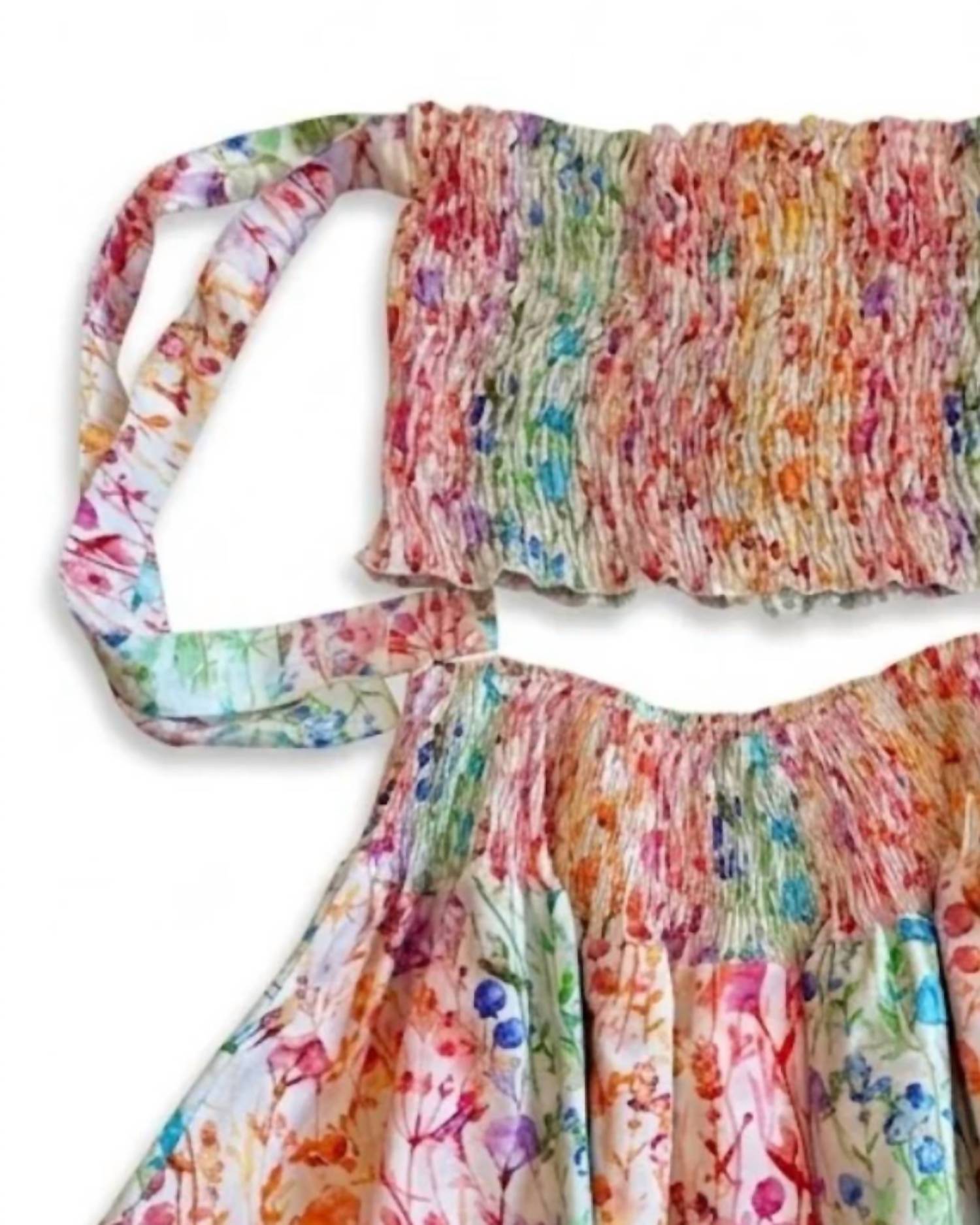 Theme - Girl's Watercolor Skirt Set