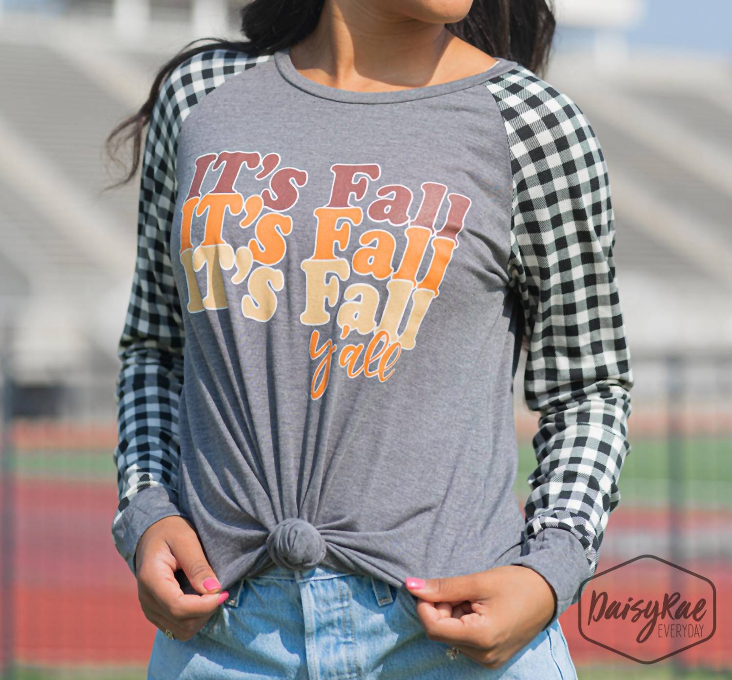 Southern Grace - It's Fall Y'all Longsleeve Top - plus