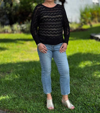 Ee:Some - Falling For Crochet Sweater
