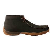 TWISTED X Men's Chukka Driving Moccasin in charcoal - men's sneaker - detail view