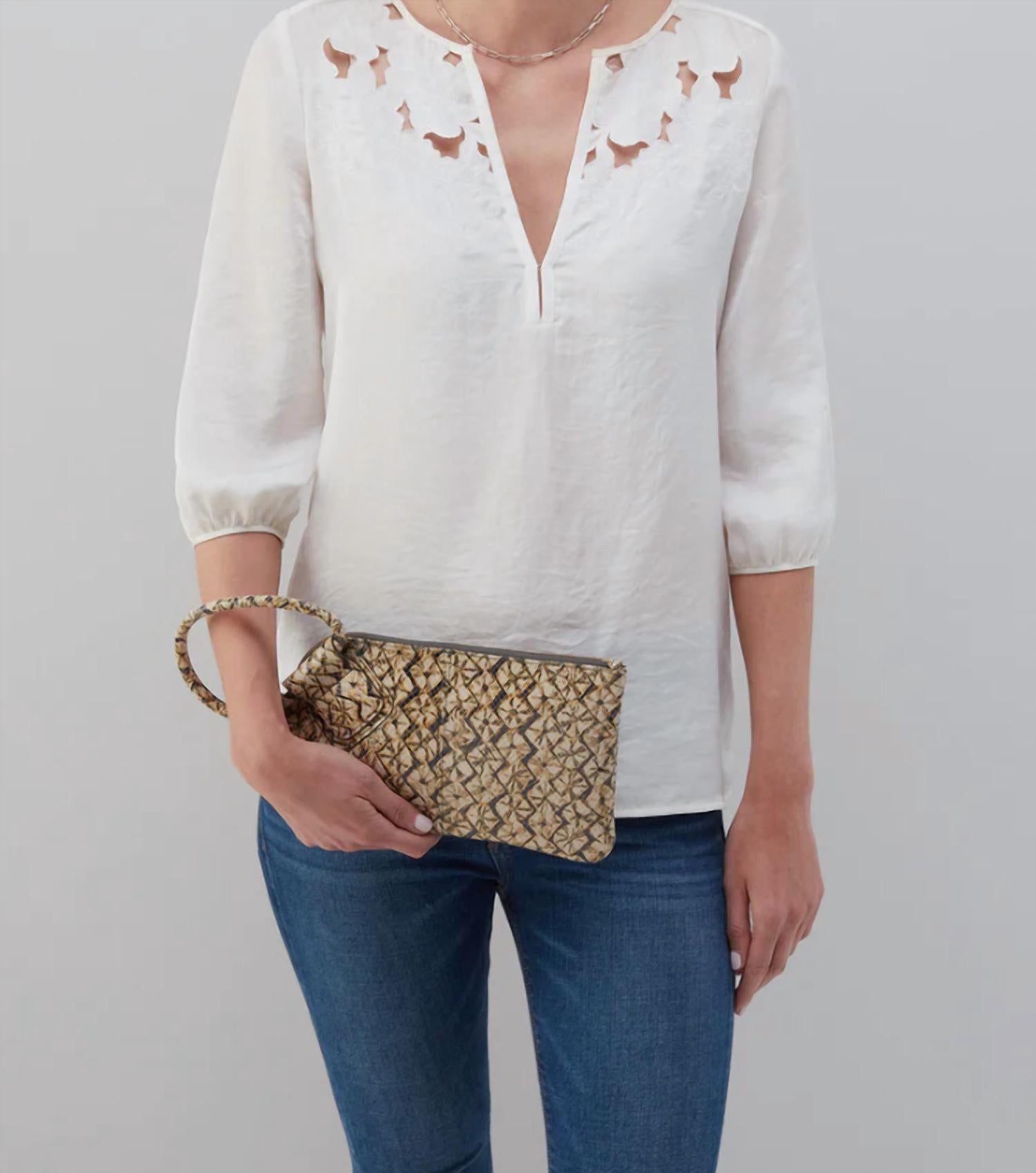 Hobo - Sable Printed Hide Clutch