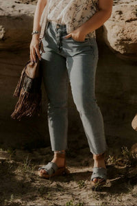 DEAR JOHN DENIM Jodi High-rise Straight Leg Jeans in amelia island - women's jeans