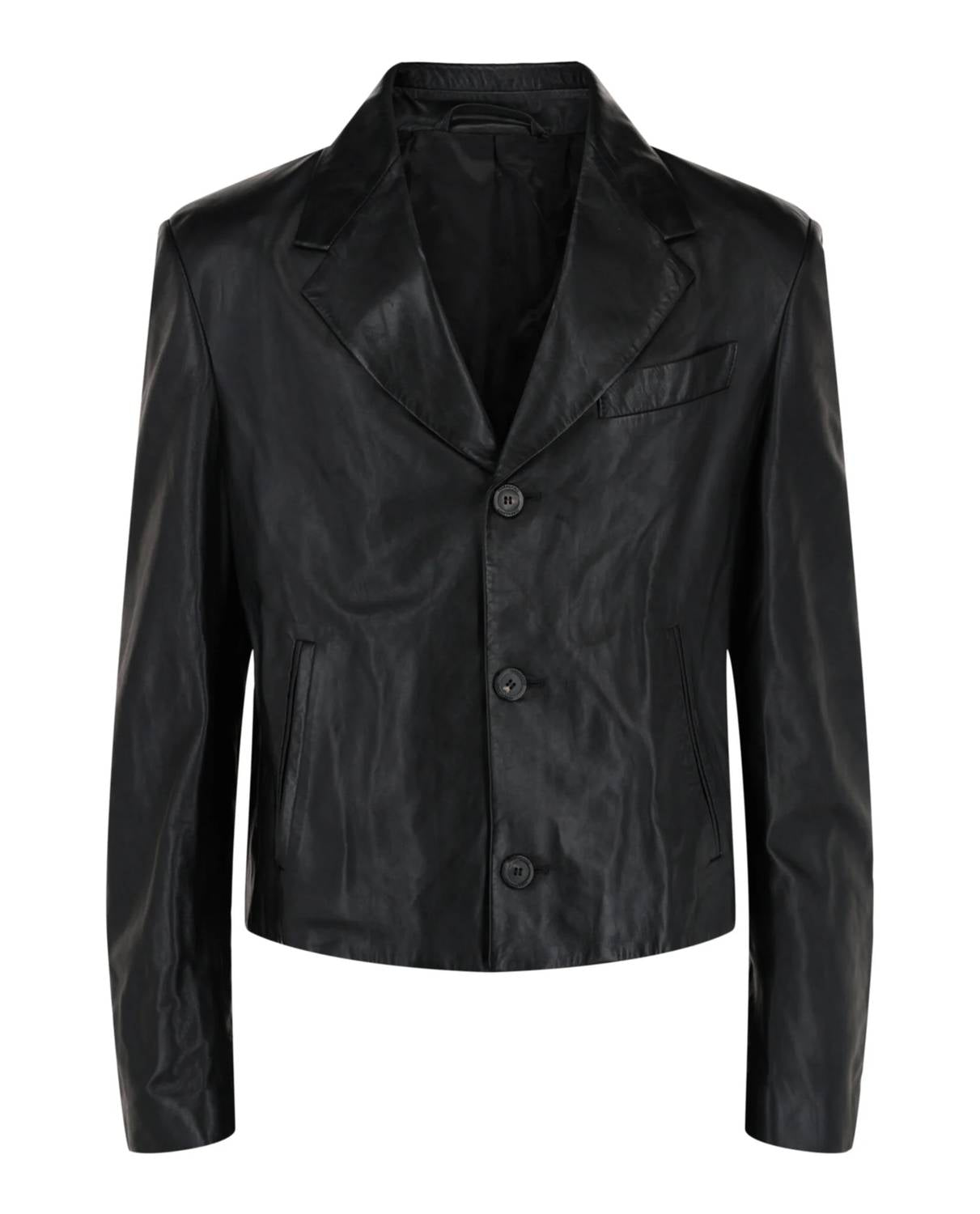 Salvatore Ferragamo - Men's Leather Blazer