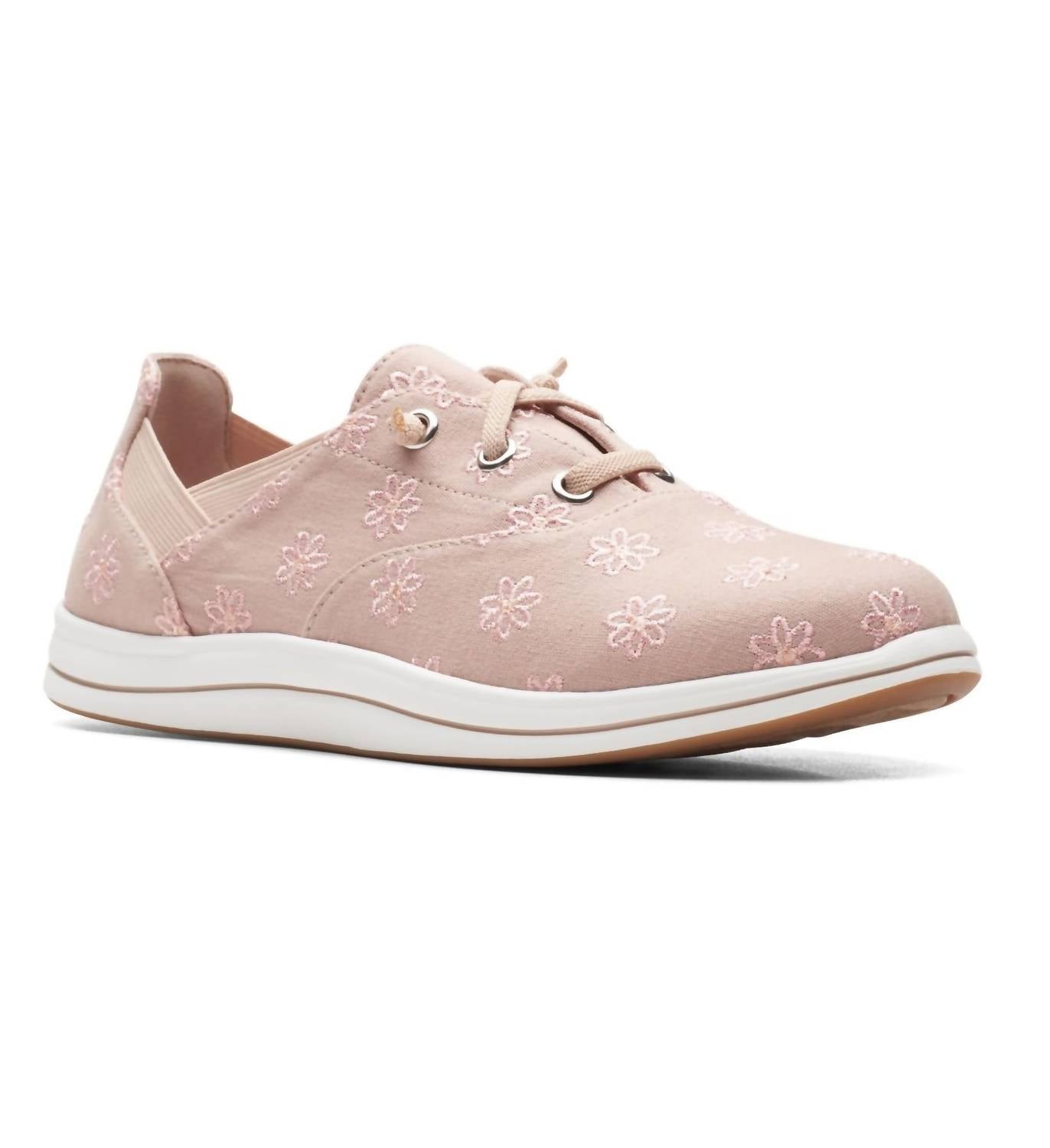 Clarks Women's Breeze Ave Sneaker in taupe interest - women's sneaker