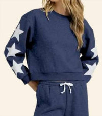 Vintage Havana - Seeing Stars Spring Fleece Sweatshirt