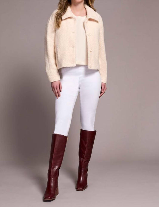 Tribal - Soft Boucle Button-front Jacket