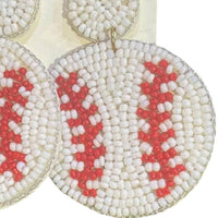 Jhp Collection - Women's Game Day Glam Baseball Earrings