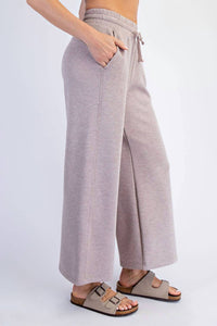 Rae Mode - Modal Scuba Cropped Wide Pants
