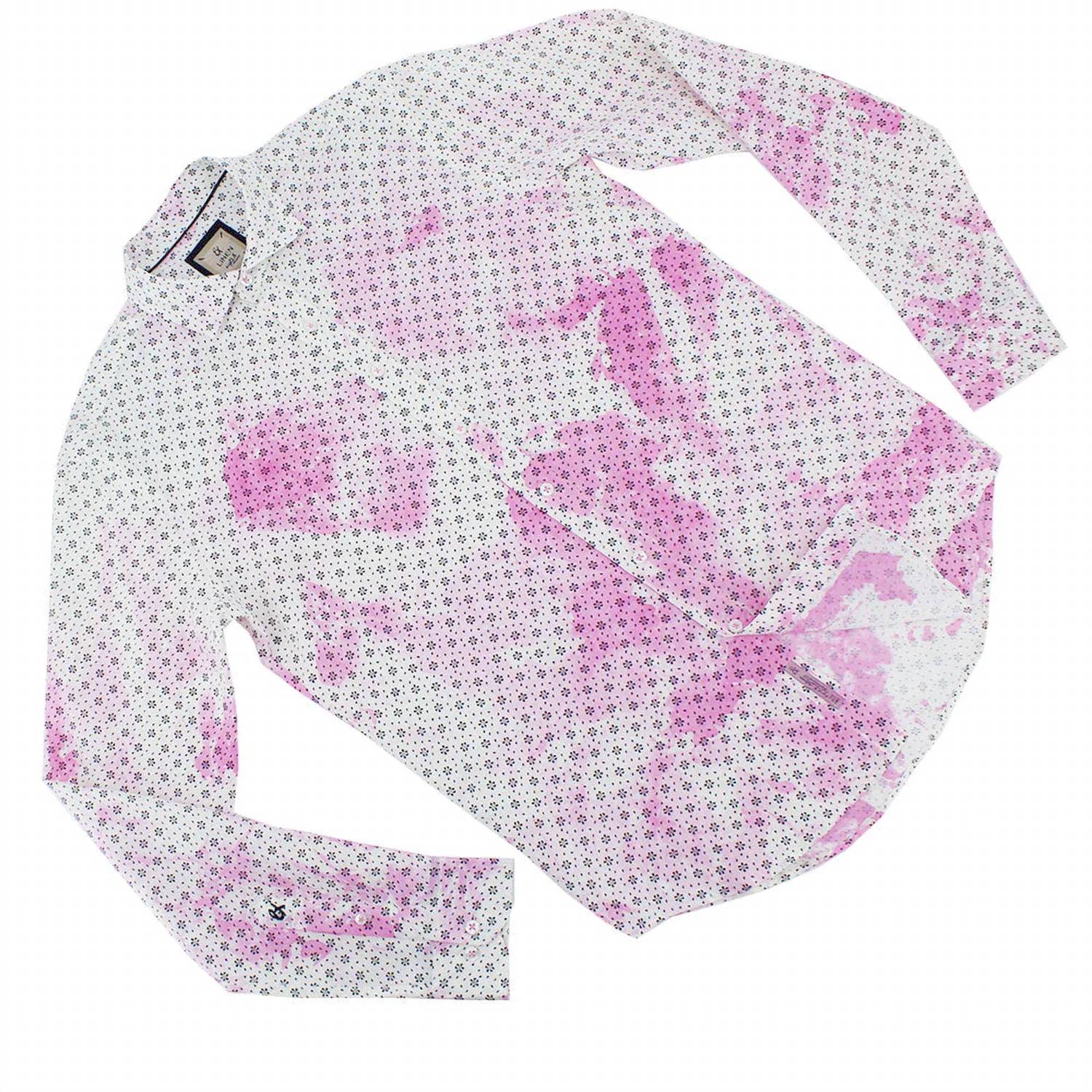 Eight X - Floral Print Linen Shirt