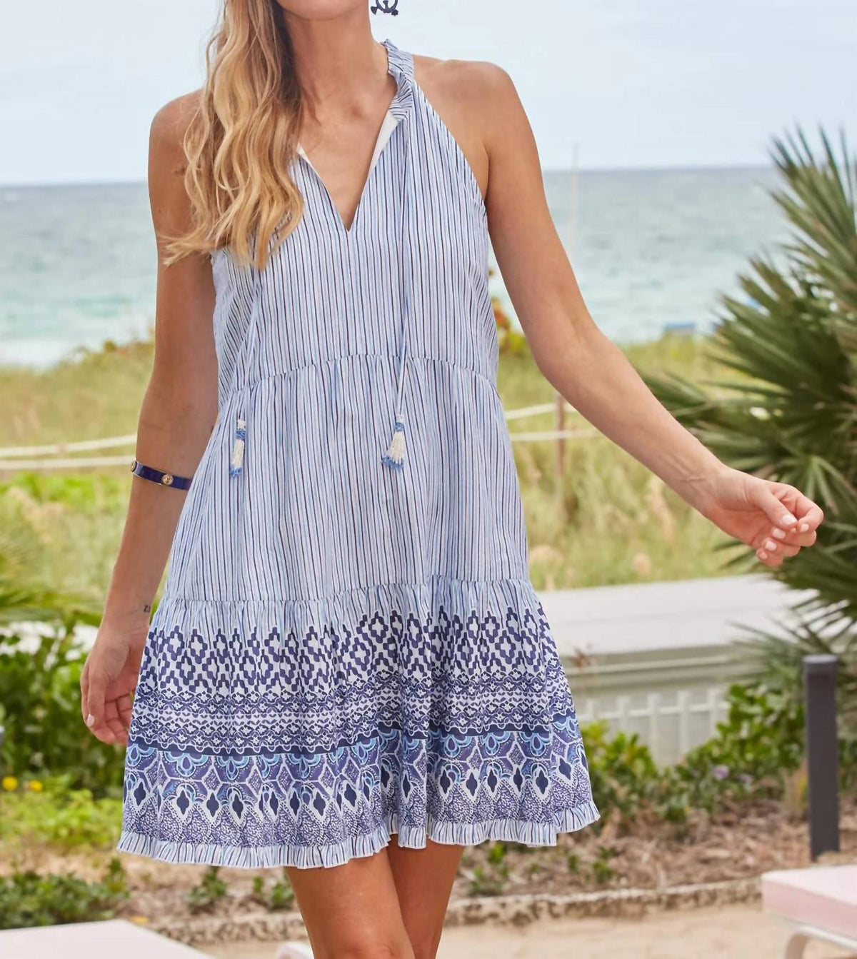 Cabana Life - Sleeveless tiered dress