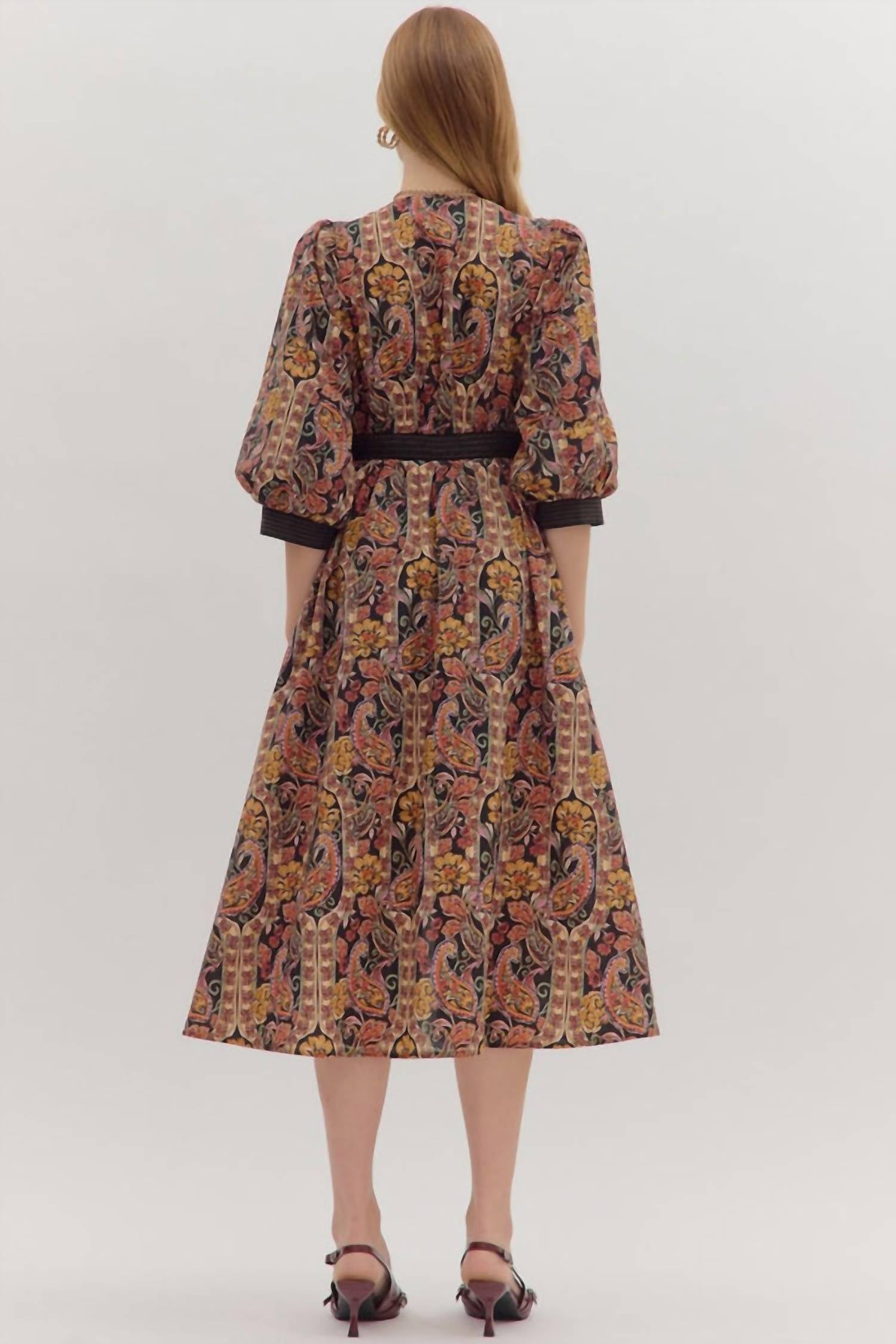 Entro - Jaynie Midi Dress