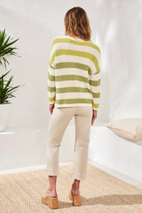 Tribal - Crew Neck Drop Shoulder Sweater