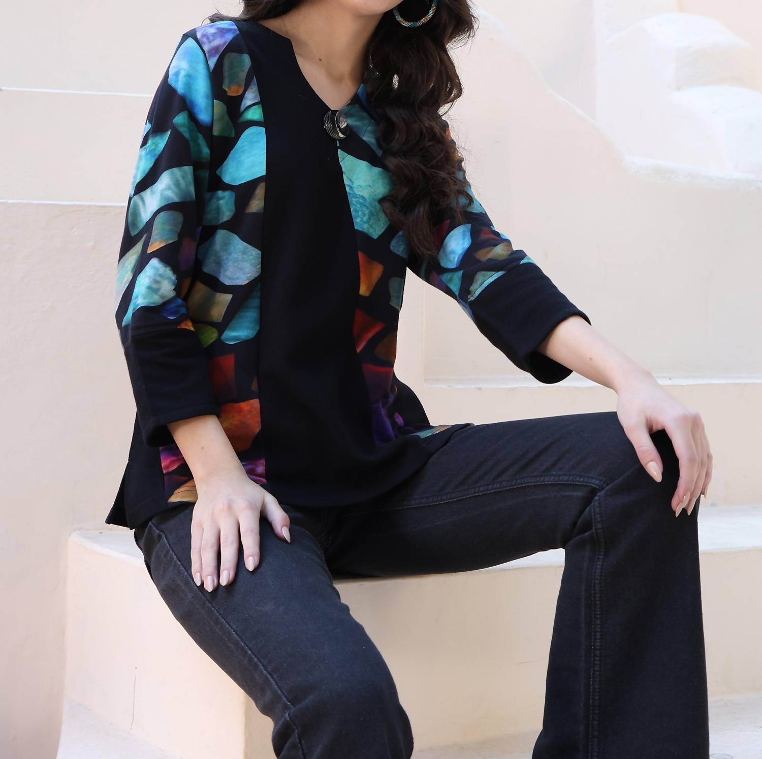 Parsley & Sage - Bebe V-Neck Top