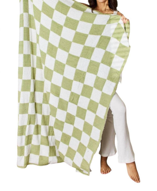 Trendsi - Cuddley Checkered Throw Blanket 50"X70"