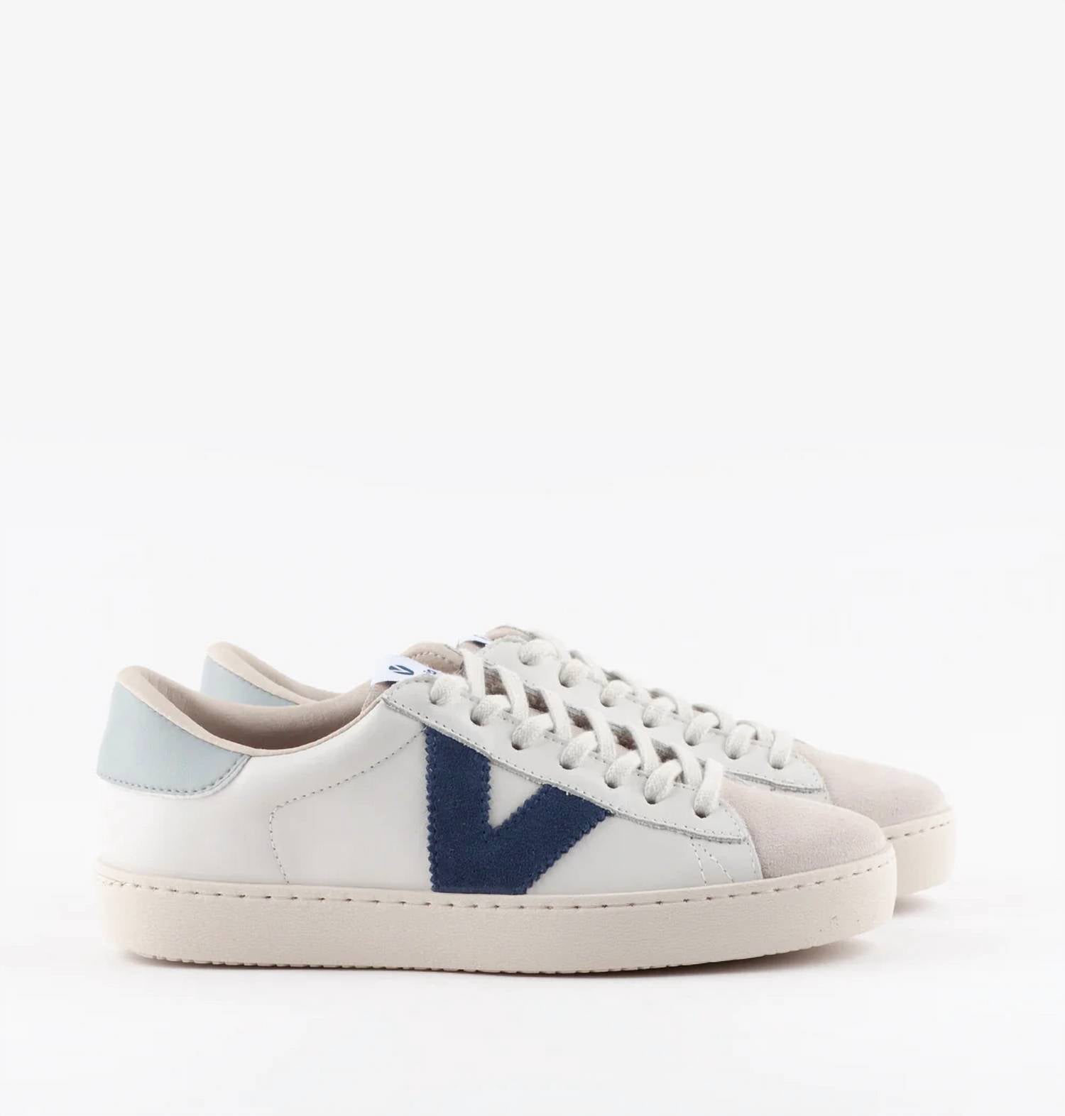 VICTORIA Women's Berlin Sneaker in azul - women's sneaker