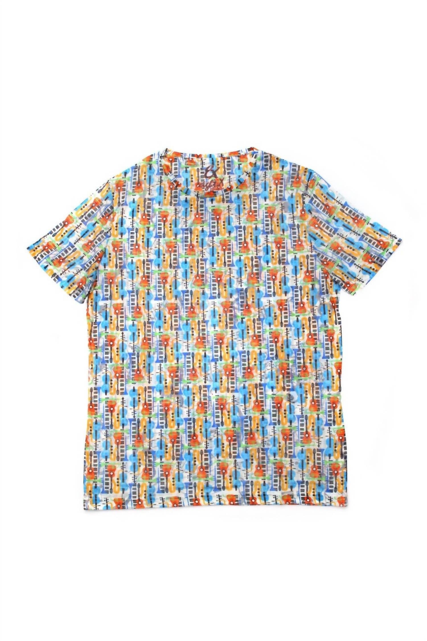 Eight X - Guitars Print T-shirt