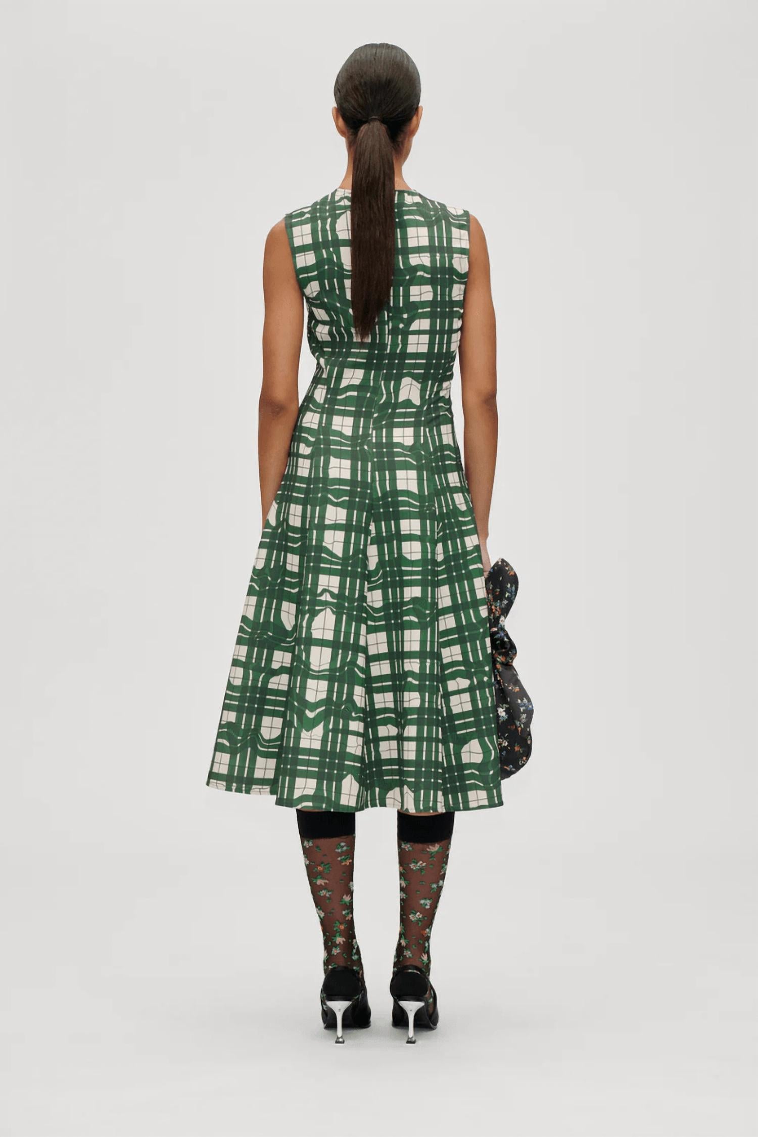 Stine Goya - Sleeveless Gathered Midi Dress