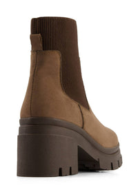 Andrea Women's Slip On Boots in brown - women's shoe - detail view