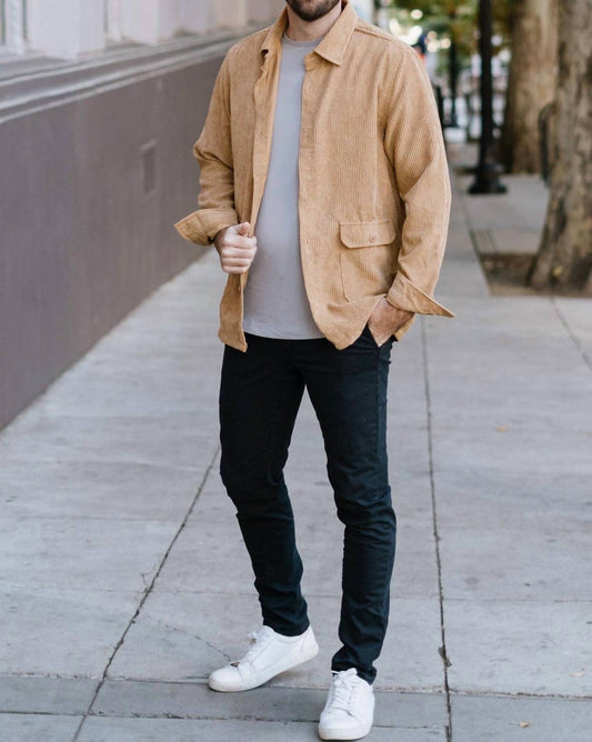 Soulstar - Corduroy Shirt Jacket