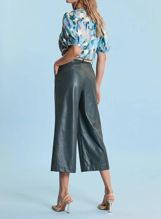 Rebecca Pleather Crop Pant