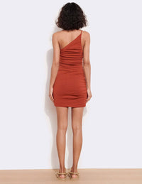Sundry - Asymmetrical Ruched Dress