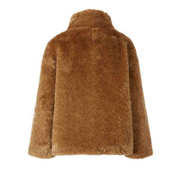 Herno - Buckle Detail Shearling Coat