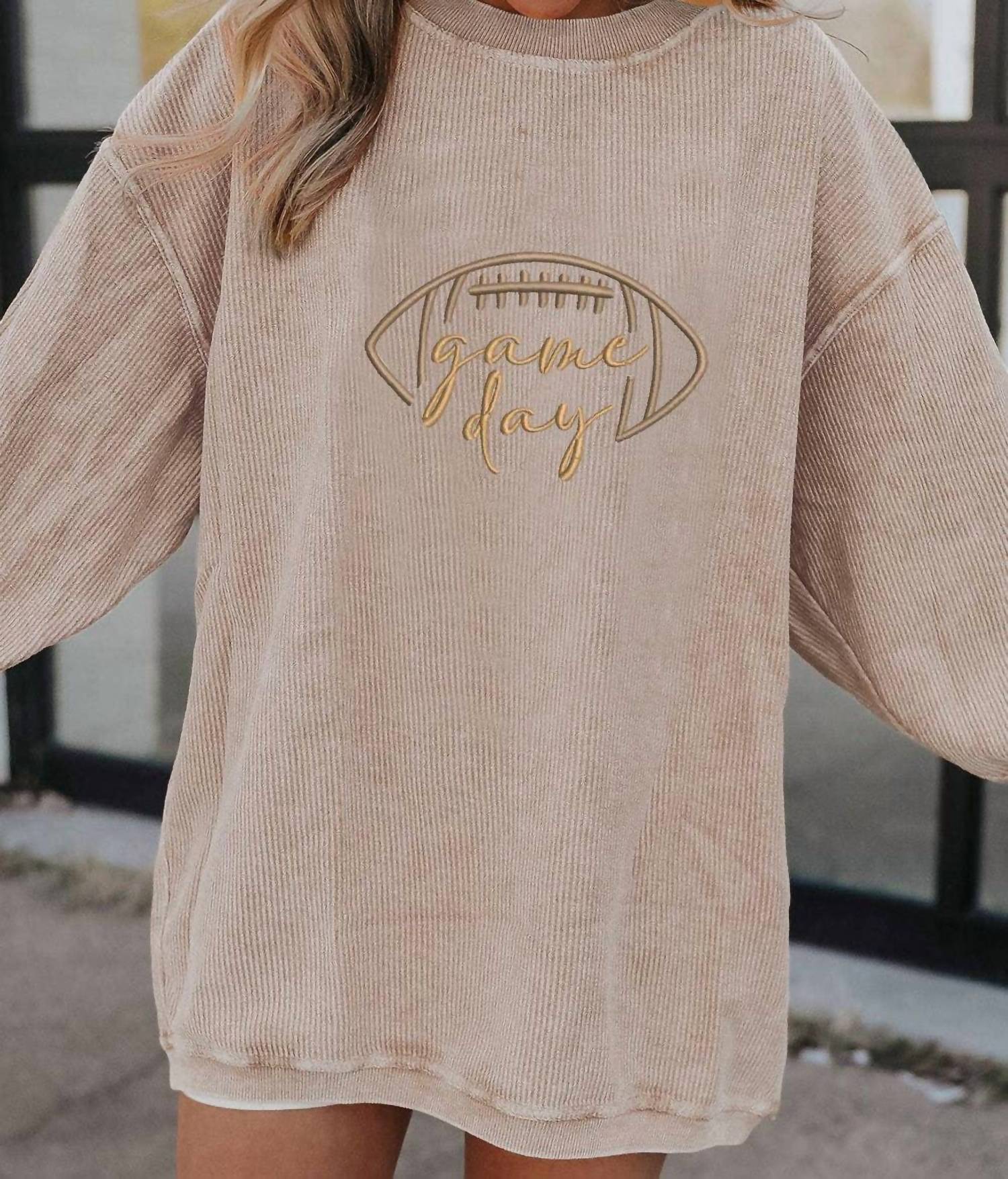 Lovesoft - Game Day Embroidered Sweatshirt