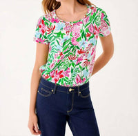 Lilly Pulitzer - Etta Scoop Neck Top