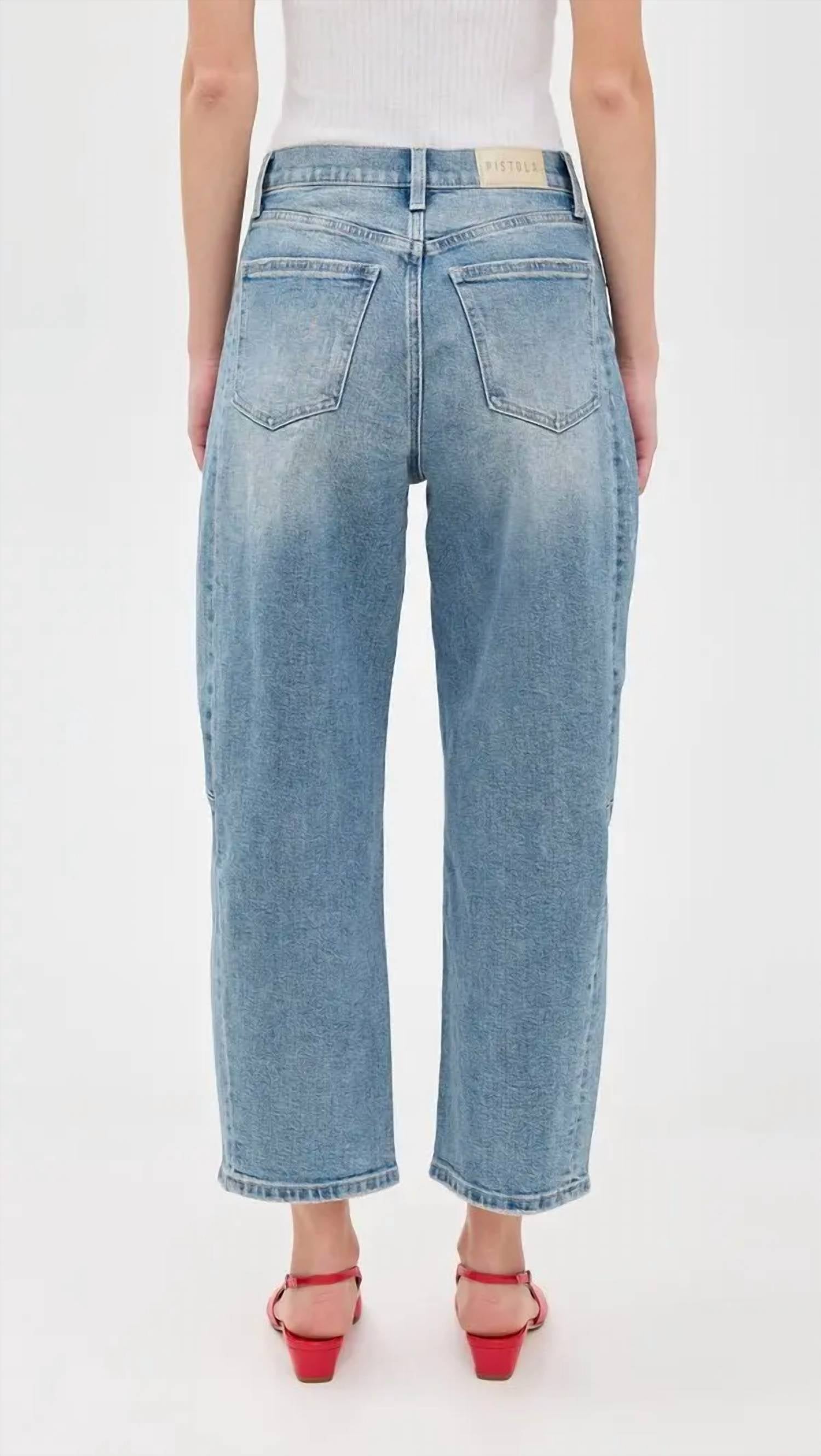 Pistola - Eli High Rise Barrel Jeans