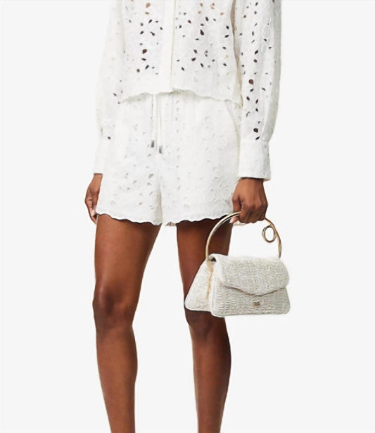 Jonathan Simkhai - Laurence Embroidered Cotton Shorts