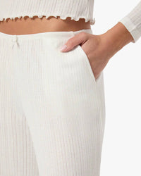 We Wore What - Pull-on Pointelle Pajama Pants