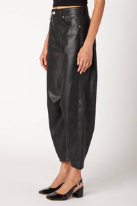 Blanknyc - Leather Barrel Pant