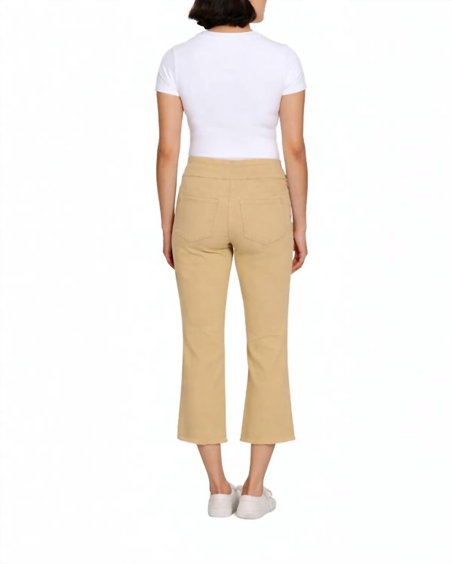 Slimsation By Multiples - Pull On Five Pocket Crop Pants