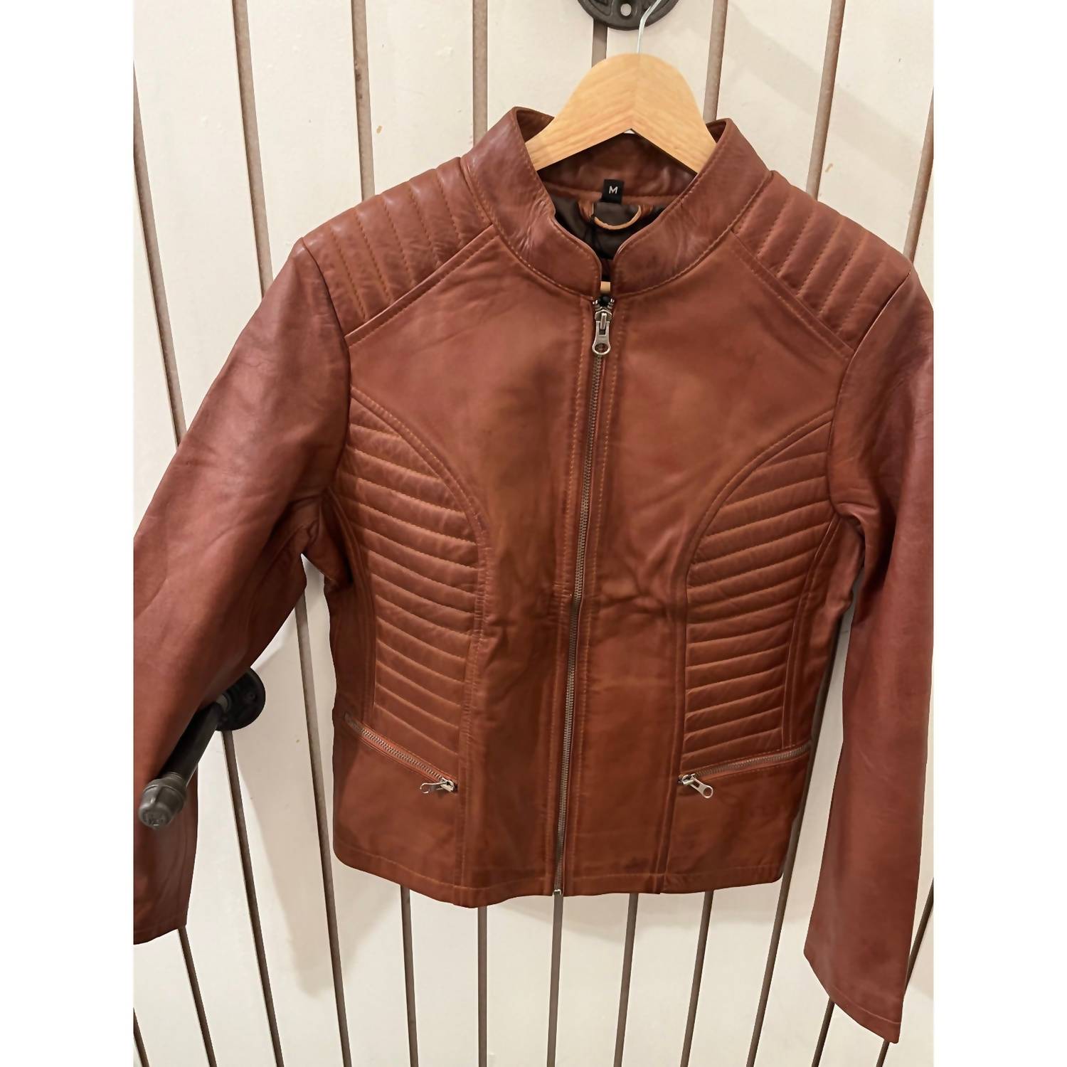 Decrum - Women's Rachel Biker Style Leather Jacket