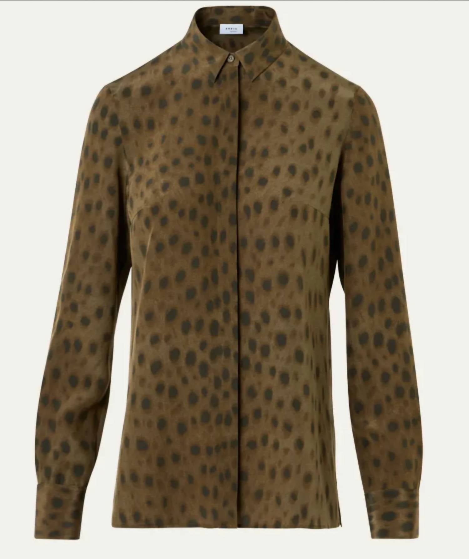Akris Punto - Women's Leopard Print Blouse