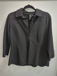 Focus Fashion - Women's 3/4 Sleeve Button Down Blouse