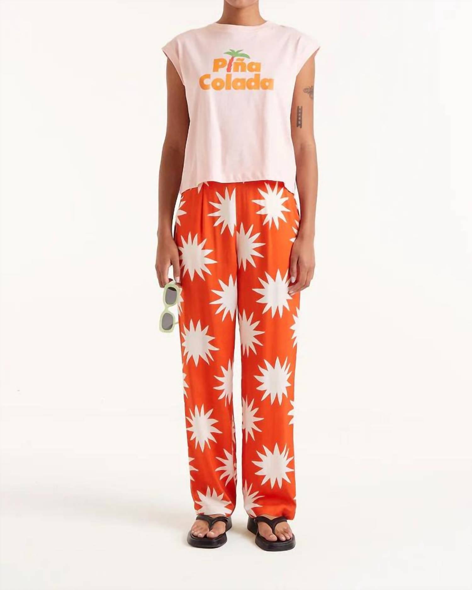 Compania Fantastica - Big Sun Printed Pants