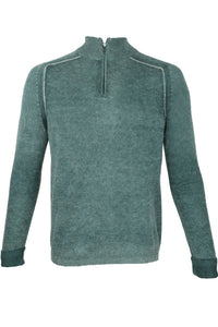 Autumn Cashmere - Men's Inked Quarter Zip Pullover