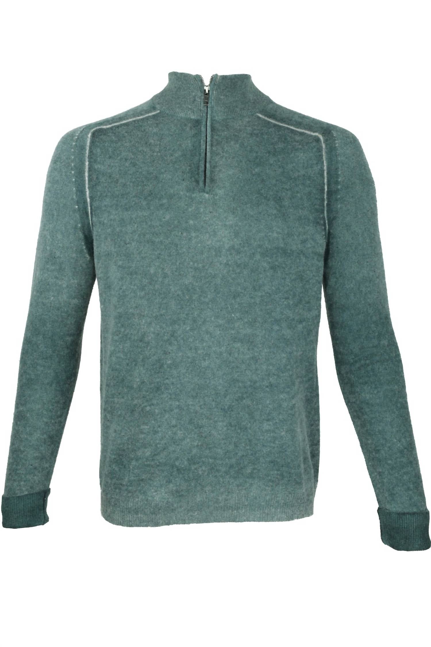 Autumn Cashmere - Men's Inked Quarter Zip Pullover