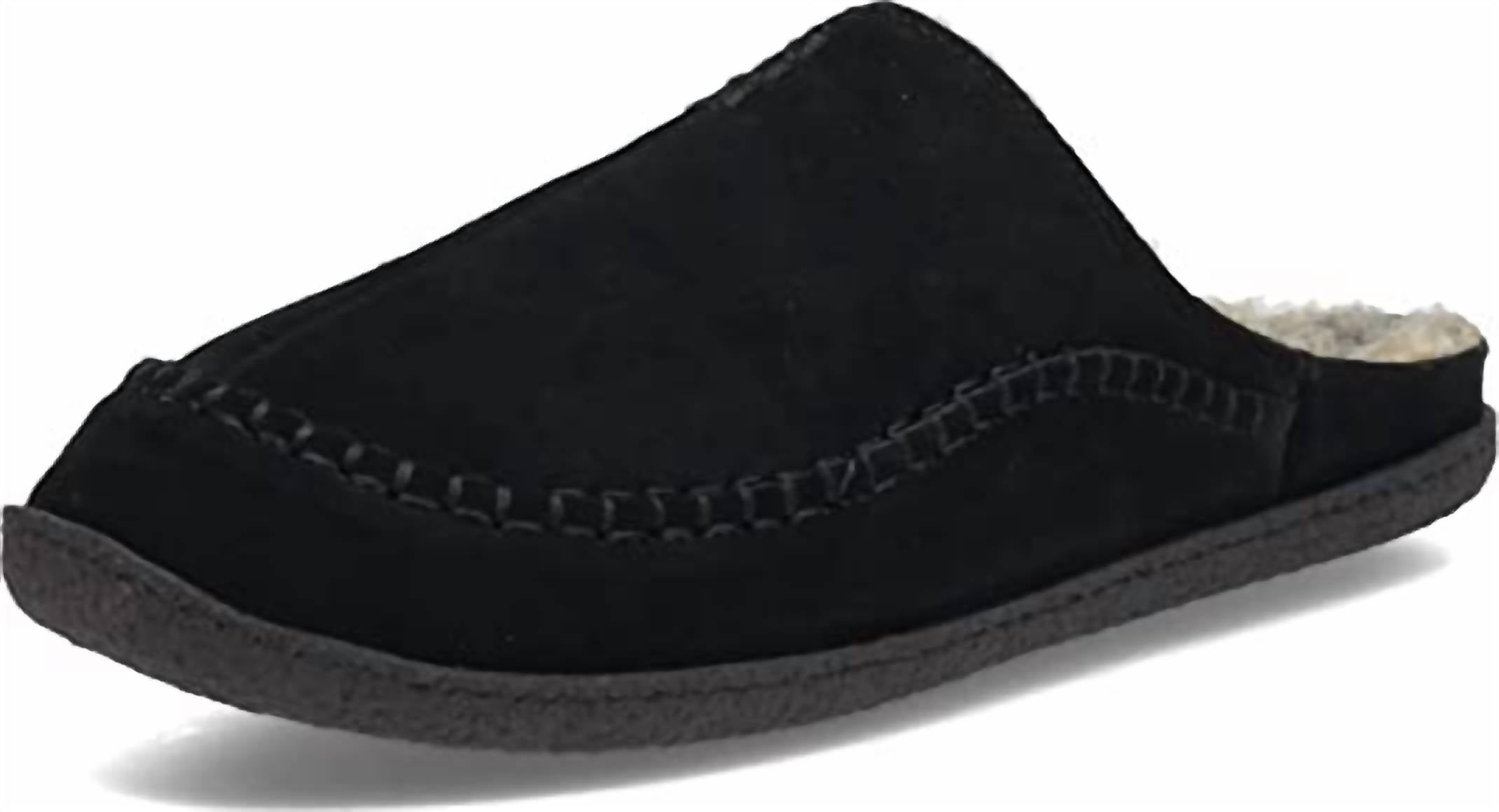 Clarks - Women's Baseball Stiching Plush Sherpa Suede Clogs
