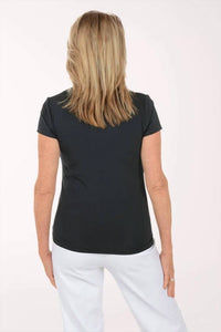 Ana Clare - Lizzie Short Sleeve Ruffle Polo