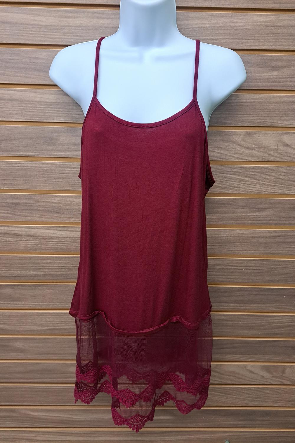 Bijorca - Women's Lace Bottom Tank