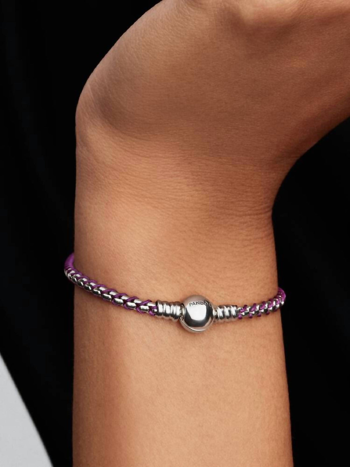 Pandora - Cord Box Chain Bracelet - 7.1"