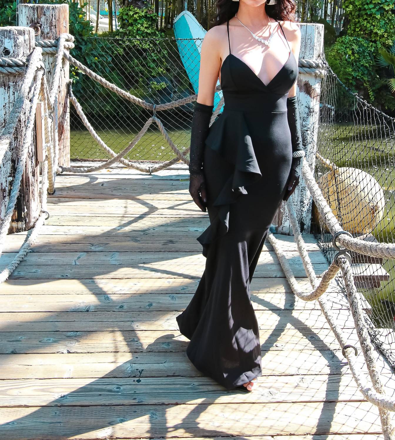 Little Secret Of Mine - High Low Dress With Ruffles