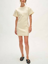 White + Warren - Superfine Organic Cotton Waisted Dress